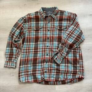 Bob Timberlake Mens Big and Tall Plaid Button up Shirt 2XLT